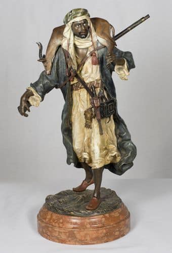 bergman cold painted bronze study recently sold
