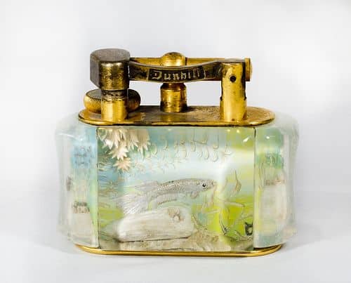 dunhill aquarium table cigarette lighter recently sold