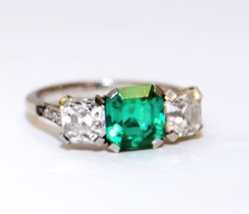 emerald ring recently sold