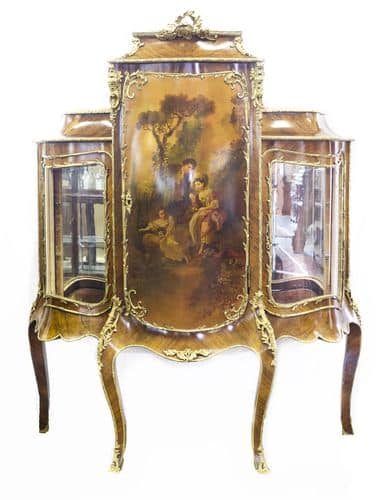kingwood vitrine with vernis matin panel recently sold